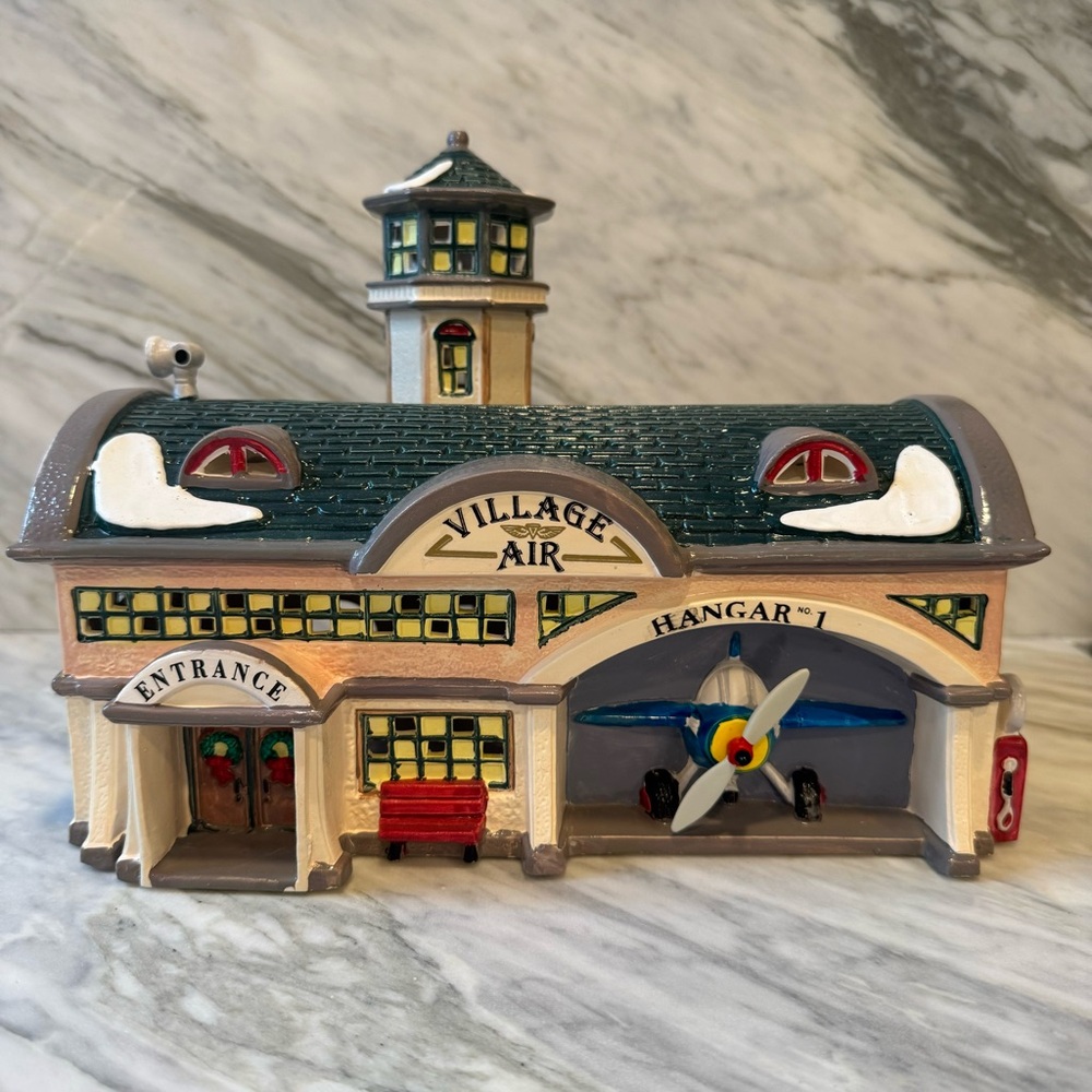 Department 56 Snow Village Airport #5439-9